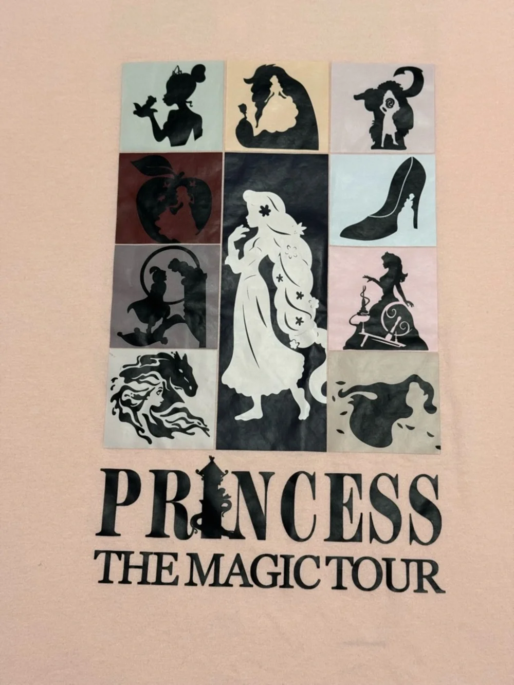 Disney Pink 'Princess The Magic Tour' Short Sleeve Graphic Tee - Picture 5 of 6